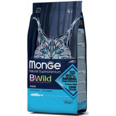 Monge BWILD CAT Adult Anchovies 1,5 kg - barība kaķiem