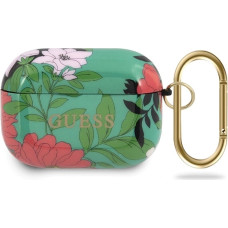 Guess GUACAPTPUBKFL01 AirPods Pro cover green/green N.1 Flower Collection