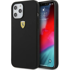 Ferrari FESSIHCP12LBK iPhone 12 Pro Max 6.7" black/black hardcase On Track Silicone