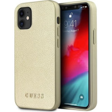 Guess GUHCP12SIGLGO iPhone 12 mini 5.4" gold/gold hardcase Iridescent