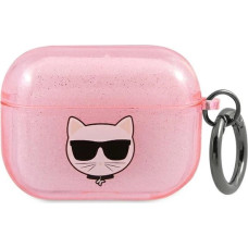 Karl Lagerfeld KLA3UCHGP AirPods 3 cover różowy/pink Glitter Choupette