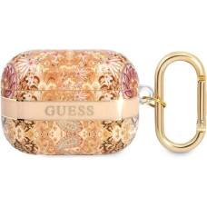 Guess GUAPHHFLD AirPods Pro cover gold/gold Paisley Strap Collection