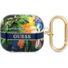 Guess GUA3HHFLB AirPods 3 cover blue/blue Flower Strap Collection