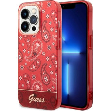 Guess GUHCP14XHGBNHR iPhone 14 Pro Max 6.7" red/red hardcase Bandana Paisley