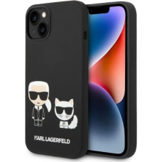 Karl Lagerfeld KLHMP14MSSKCK iPhone 14 Plus 6.7 "hardcase black / black Liquid Silicone Karl & Choupette Magsafe