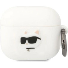 Karl Lagerfeld KLA3RUNCHH AirPods 3 cover white/white Silicone Choupette Head 3D