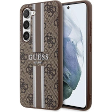 Guess GUHCS23SP4RPSW S23 S911 brown/brown hardcase 4G Printed Stripe