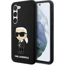 Karl Lagerfeld KLHCS23SSNIKBCK S23 S911 hardcase black/black Silicone Ikonik