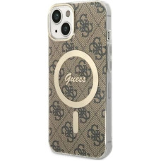 Guess 4G MagSafe case for iPhone 14 - brown