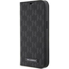 Karl Lagerfeld KLBKP14XSAKLHPK iPhone 14 Pro Max 6.7" bookcase black/black Saffiano Monogram