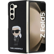 Karl Lagerfeld KLHCZFD5SNIKBCK Z Fold5 hardcase black/black Silicone Ikonik