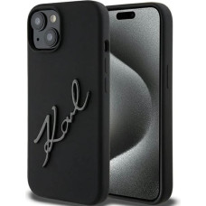 Karl Lagerfeld Silicone Karl Script case for iPhone 15 - black