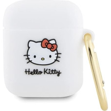 Hello Kitty Silicone 3D Kitty Head case for AirPods 1/2 - white