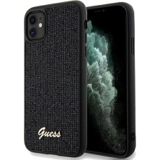 Guess Disco Metal Script case for iPhone 11 / Xr - black