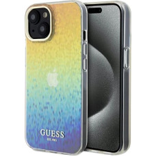 Guess IML Faceted Mirror Disco Iridescent case for iPhone 14 / 15 / 13 - multicolor