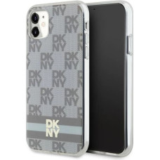 Dkny IML Checkered Mono Pattern & Printed Stripes MagSafe case for iPhone 11 / Xr - beige