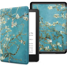 Tech-Protect SmartCase for Kindle 11" 2022 - Blue with Sakura Flowers