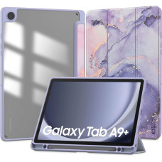 Tech-Protect SC Pen Hybrid Case for Samsung Galaxy Tab A9+ 11" X210 / X215 / X216 - Purple Marble