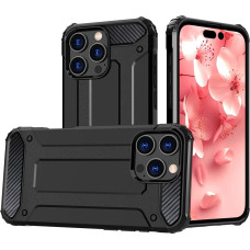 Hurtel Hybrid Armor iPhone 16 Pro Case - Black