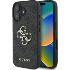 Guess 4G Big Logo iPhone 16 Case - Black