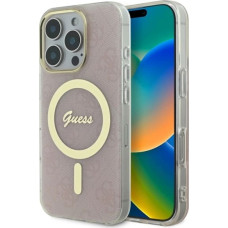 Guess IML 4G MagSafe Case for iPhone 16 Pro Max - Pink