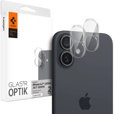 Spigen Optik Glas.tR tempered glass for iPhone 16 / 16 Plus camera - transparent (2 pcs.)