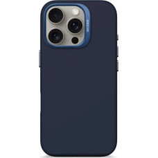 Decoded AntiMicrobial Silicone Backcover Case with MagSafe for iPhone 16 Pro - Navy Blue