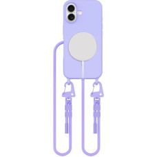 Tech-Protect MagNecklace MagSafe Case with Lanyard for iPhone 16 - Purple