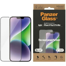 Panzerglass Ultra-Wide Fit Antibacterial Tempered Glass with Positioner for iPhone 14 Plus / 13 Pro Max