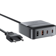 Acefast Z6 Charger Network GaN Desktop 2x USB-A / 2x USB-C PD 65W - Black