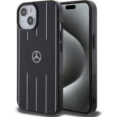 Mercedes Double Layer Crossed Lines MagSafe case for iPhone 15 - black