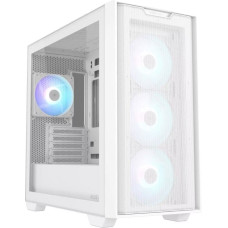 Asus Case|ASUS|A21 PLUS|MidiTower|Case product features Transparent panel|Not included|MicroATX|MiniITX|Colour White|A21PLUSTGARGBWHITE