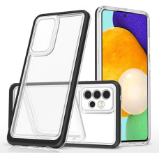 Hurtel Clear 3in1 Case for Samsung Galaxy A53 5G Frame Gel Cover Black