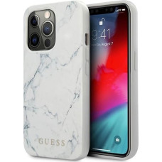 Guess Marble Case for iPhone 13 Pro / 13 - White