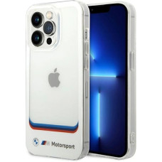 BMW Transparent Center Case for iPhone 14 Pro Max 6.7" - White