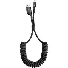 Baseus Fish Eye spring USB-A / Lightning 2A cable 1m - black