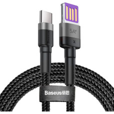 Baseus Cafule cable USB Type C SuperCharge 40W Quick Charge 3.0 QC 3.0 1m gray-black (CATKLF-PG1)