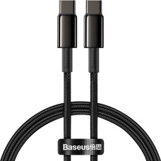 Baseus CATWJ-01 USB-C - USB-C PD QC cable 100W 5A 1m - black