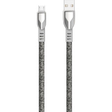 Dudao USB braided cable - micro USB 5 A 1 m gray (L3PROM gray)