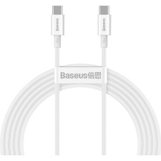 Baseus CATYS-C02 USB-C - USB-C PD QC FCP cable 100W 5A 2m - white