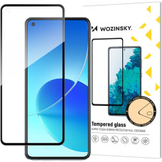 Wozinsky Tempered Glass Full Glue Super Tough Screen Protector Full Coveraged with Frame Case Friendly for Oppo Reno6 4G black