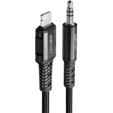 Acefast audio cable MFI Lightning - 3.5mm mini jack (male) 1.2m, AUX black (C1-06 black)