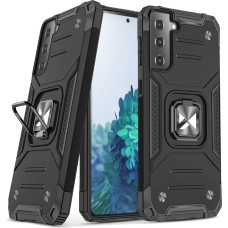 Wozinsky Ring Armor Tough Hybrid Case Cover + Magnetic Mount for Samsung Galaxy S22 + (S22 Plus) Black