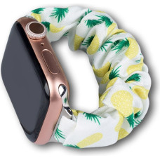 Hurtel Fabric band for Watch 7 / 6 / 5 / 4 / 3 / 2 / SE (41 / 40 / 38mm) strap bracelet with elastic band pineapple