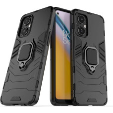 Hurtel Ring Armor tough hybrid case cover + magnetic holder for OnePlus Nord N20 5G black