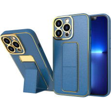 Hurtel New Kickstand Case case for iPhone 13 Pro with stand blue