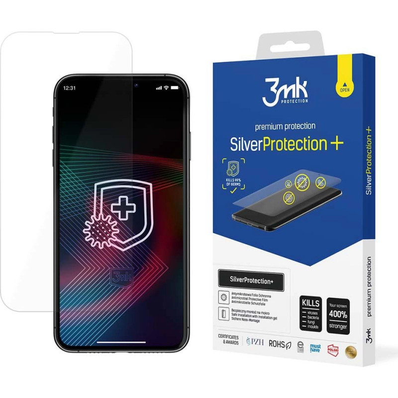 3Mk Protection 3mk Silver Protection+ Antibacterial Screen Protector for iPhone 14 Pro / iPhone 14 Gamers