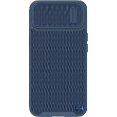 Nillkin Textured S Case for iPhone 14 Plus, armored cover with camera cover, blue