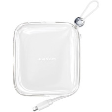 Joyroom powerbank 10000mAh Jelly Series 22.5W with built-in Lightning cable white (JR-L003)