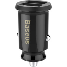 Baseus Grain Car Charger CCALL-ML01 mini charger 2x USB-A 3.1A - black